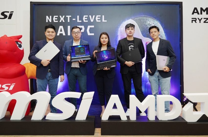  MSI ก้าวสู่ยุคใหม่ Next-Level AI PC พร้อมเปิดตัวโน้ตบุ๊กขุมพลัง AMD Ryzen™ AI 300 Series